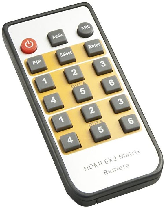 Actual product image Lindy HDMI 4K UHD 6x2 Matrix