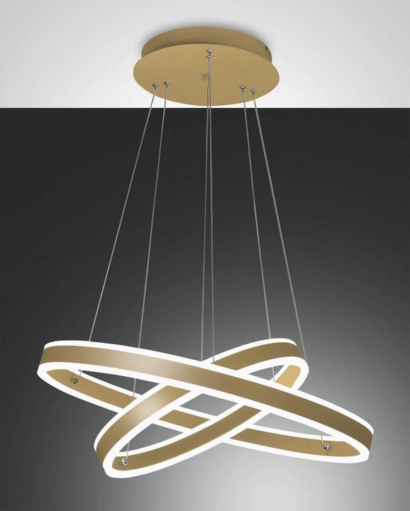 Actual product image Fabas Luce 374345225LEDPendant lamp Palau gold matt 110W (11780 lm)
