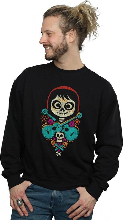 Actual product image Disney Mens Coco Miguel Crossed Guitars Sweatshirt (M)