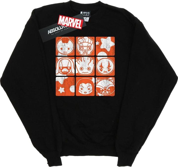 Actual product image Womens/Ladies Kawaii Guardians Of The Galaxy Retro Sweatshirt (XXL)
