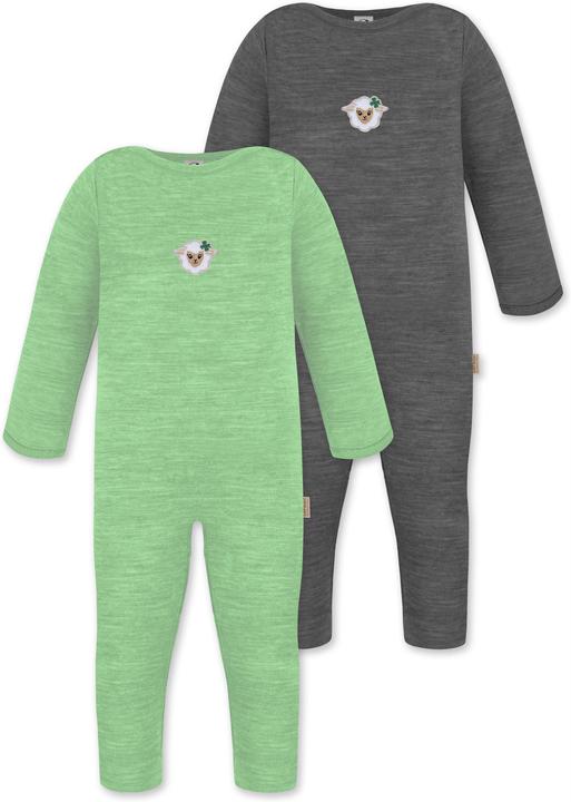 Immagine prodotto Normani Pagliaccetto da 2 pezzi per bambino in merino "Tangoio" - 9595 (92)
