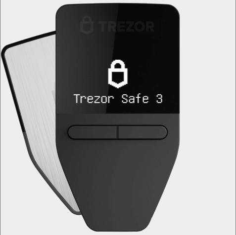 Trezor Safe 3 - Stellar Silver