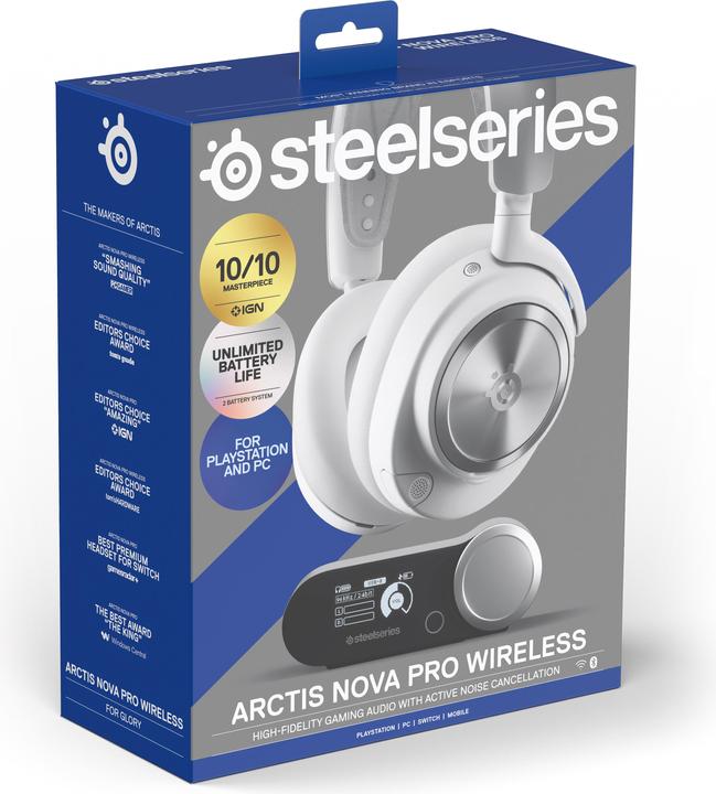 Image du produit SteelSeries Arctis Nova Pro Wireless P (Sans fil, Filaire)