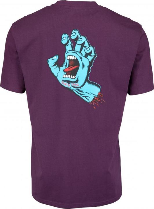 Actual product image Santa Cruz Screaming Hand Chest T-Shirt (S)