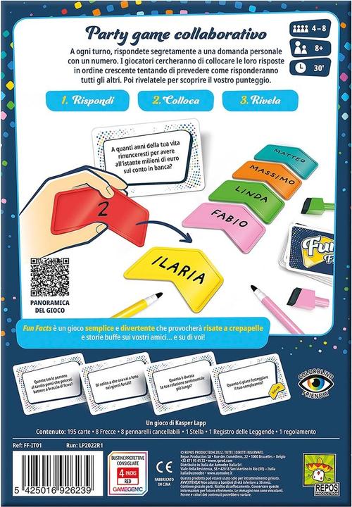Image du produit Repos Production Faits amusants i (Italien)