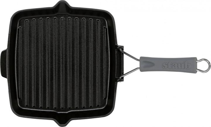 Actual product image Staub Grill pan (24 cm, Grill pan, Cast iron)