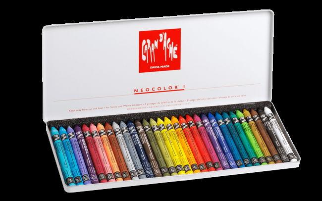 Immagine prodotto Caran d'Ache Neocolor I Metallschachtel (Multicolore, 30 x)