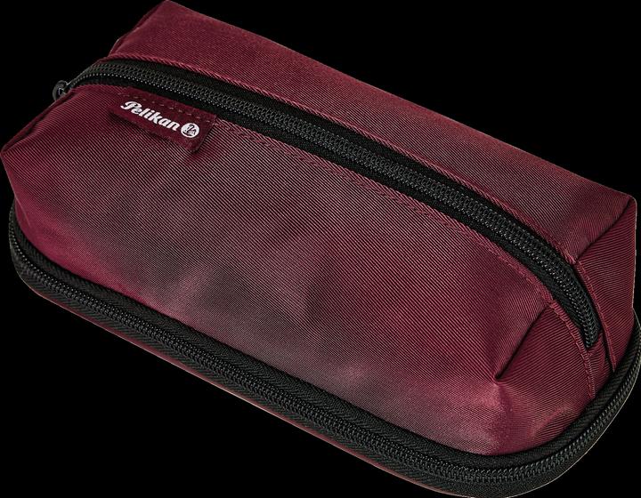 Actual product image Pelikan Pencil case Quattro Twill bordeaux, 22,3 x 11,0 cm