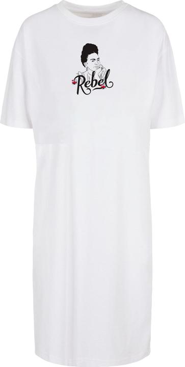 Image du produit Merchcode Ladies Frida Kahlo - Rebel two Organic Oversized Slit Tee Dress - 117821 (XL)