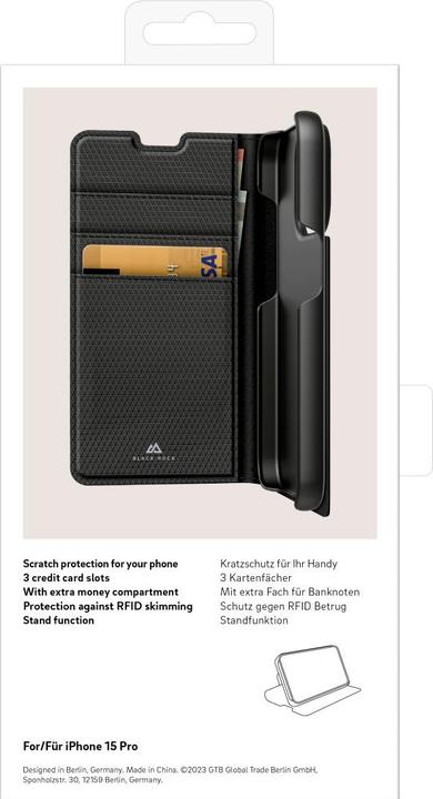 Actual product image Black Rock The Classic (Apple iPhone 15 Pro)