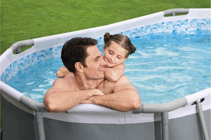 Actual product image Bestway Steel Pro MAX Above Ground Pool Set 3.05 m x 2.00 m x 84 cm (305 x 200 x 84 cm)