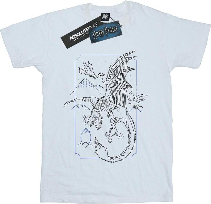 Image du produit - T-shirt DRAGON LINE ART - Fille (128)