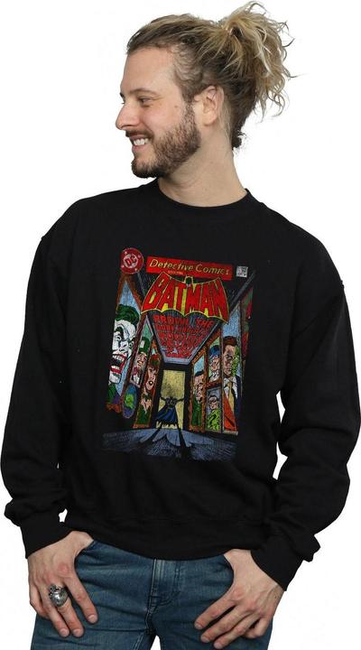 Actual product image Mens Batman Rogues Gallery Cover Cotton Sweatshirt (XXL)