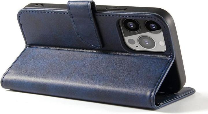 Produktbild Hurtel Magnethülle für Samsung A55 mit Klappe und Geldbörse – blau (HTC A55)