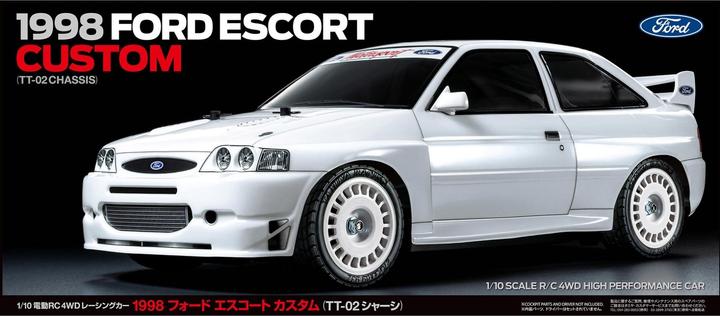 Actual product image Tamiya Ford Escort Custom 1998 (Kit)