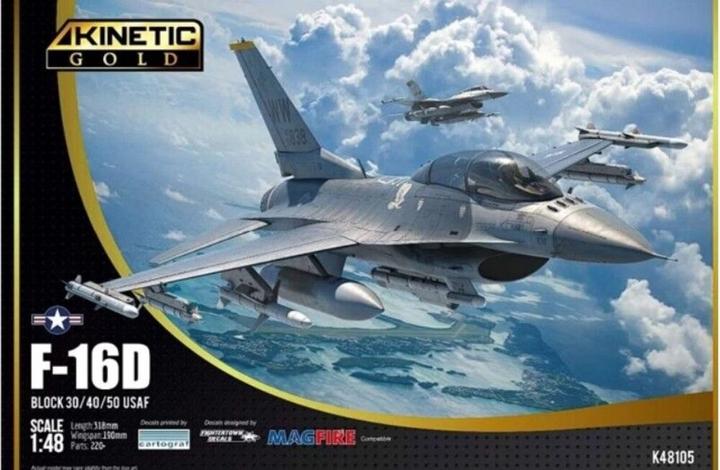 Image du produit Kinetic F-16D BLOCK 30/40/50 USAF