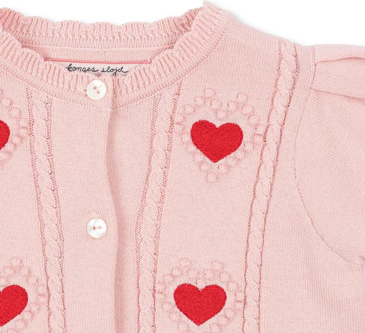 Actual product image Konges Slojd Soleil Knitted Cardigan Silver (110)