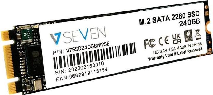 Actual product image V7 240GB M.2 SATA SSD M.2 3D (240 GB, M.2 2280)