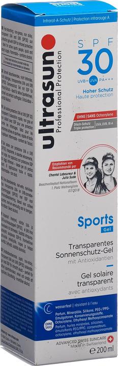 Actual product image Ultrasun Sports Gel (Suntan cream, SPF 30, 200 ml, 230 g)