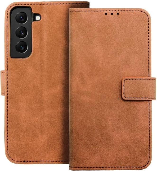 Actual product image Forcell Back panel cover OEM TENDER Book Case for SAMSUNG A13 5G / A04S brown (Samsung Galaxy A04S, Samsung Galaxy A13 5G)