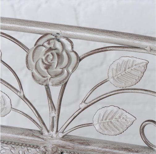 Actual product image Boltze Home Garden bench Flores 105 x 92 cm, Beige