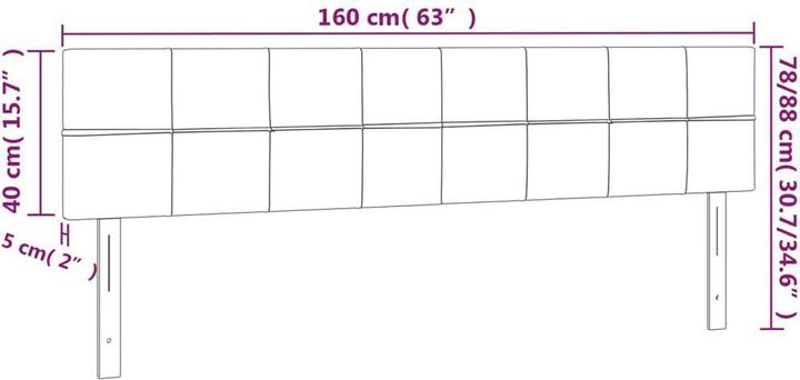 Image du produit VidaXL Alyssa (160 x 5 x 88 cm)