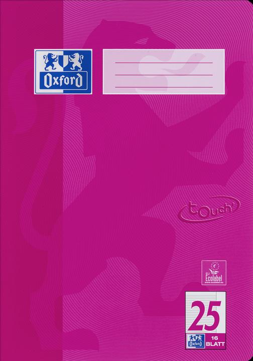 Produktbild Oxford Schulheft, A4, Lineatur 25 (A4, Liniert, Harter Einband)