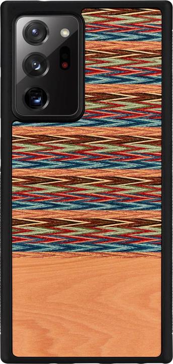 Produktbild Man.Wand &WOOD case for Galaxy Note 20 Ultra browny check juodas (Samsung Galaxy Note 20 Ultra)