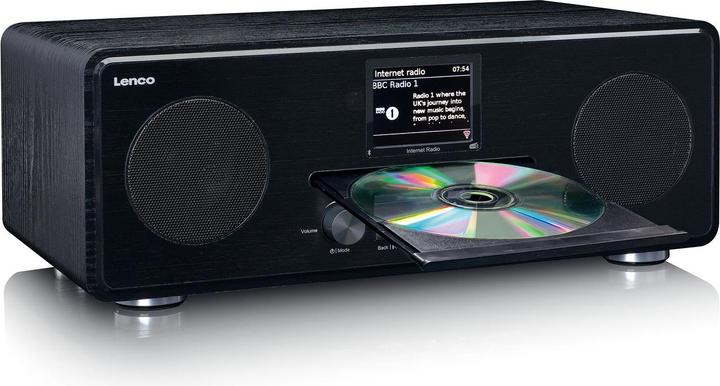 Produktbild Lenco DIR-260BK (FM, DAB+, Internetradio, UKW, WLAN, Bluetooth)