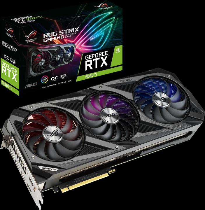 Actual product image ASUS GeForce ROG STRIX RTX 3080 Ti O12G-Gaming (12 GB)