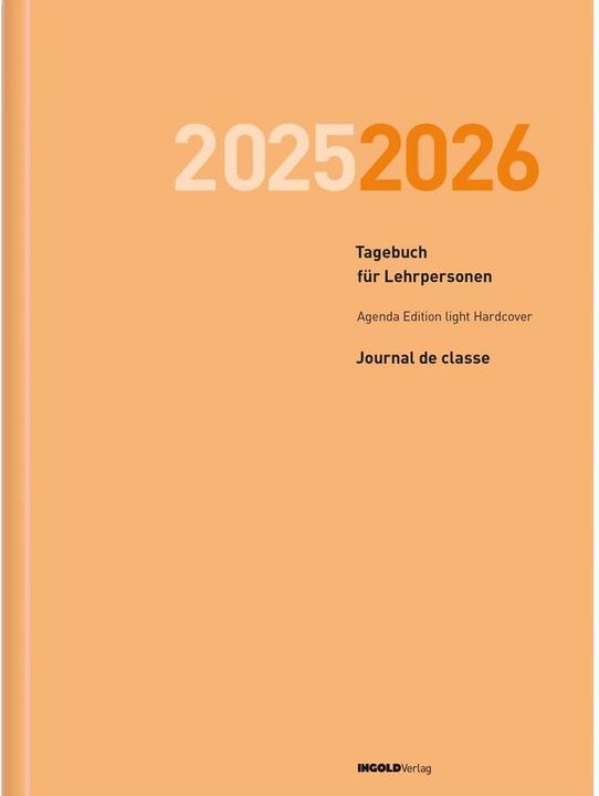 Image du produit Agenda Edition light Hardcover 2025/26 (23 x 30,5 cm, Allemand, Français)