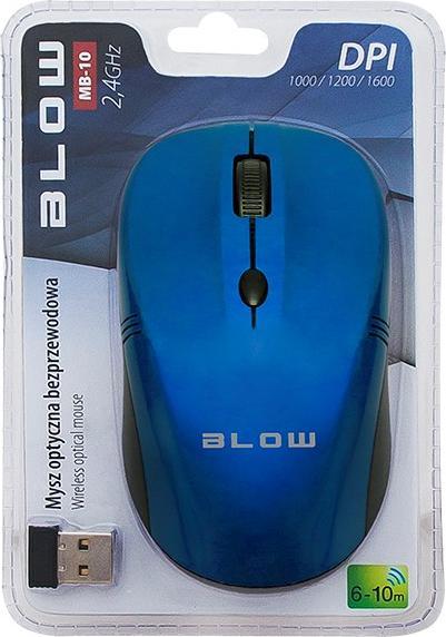 Produktbild Blow Drahtlose optische Maus MB-10 Blau (Kabellos)