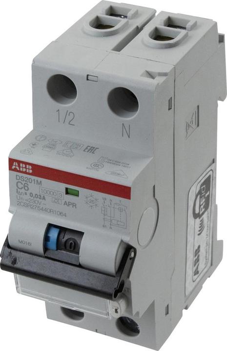 Produktbild ABB FI/LS-Schutzschalter DS201 M C25 APR30