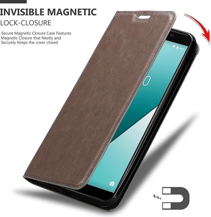 Immagine prodotto Cadorabo Copertina magnetica invisibile del libro (Wiko Y61)