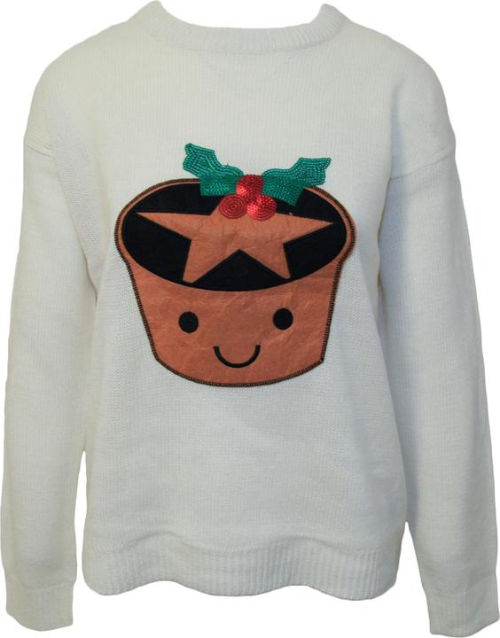 Actual product image Brave Soul Christmas design jumper (S)