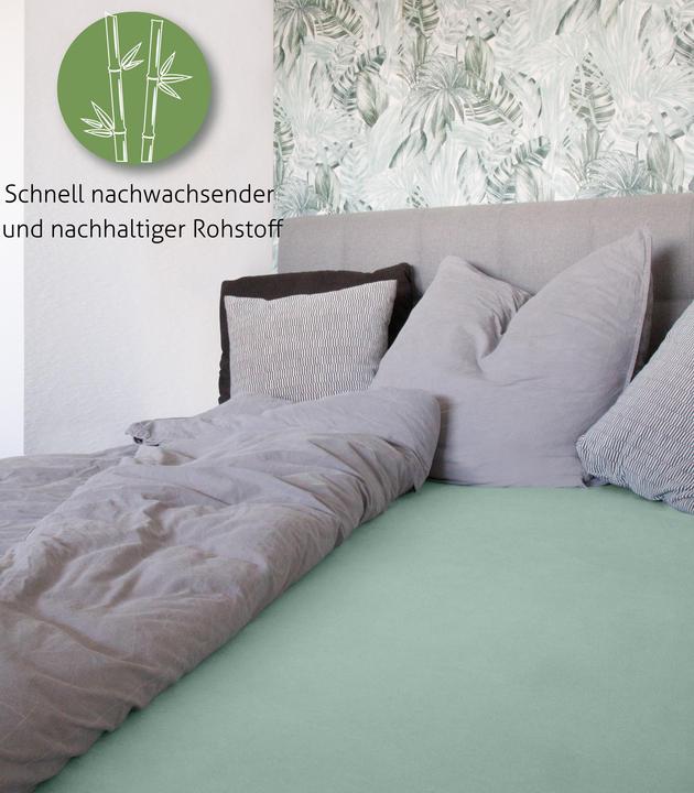 Produktbild Aspero Bambus Spannbettlaken Macau (90 x 200 x 30 cm)