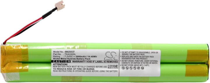 Actual product image XCell Akku für TDK Life on Record Lautsprecher Boxen Speaker (2000mAh, 7.2V, NiMH) (1 pcs., 2000 mAh)