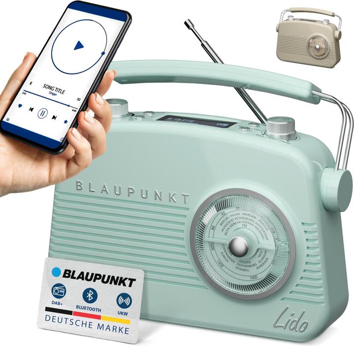 Produktbild Blaupunkt Nostalgieradio mit DAB+ | LIDO VDR 10