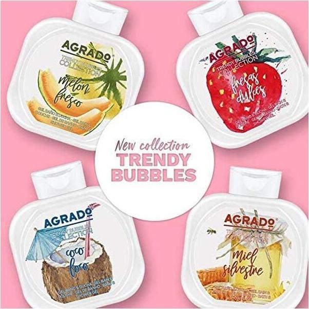 Image du produit Agrado Mousse de Bain et Gel Douche Fraise Douce 750 ml (750 ml)