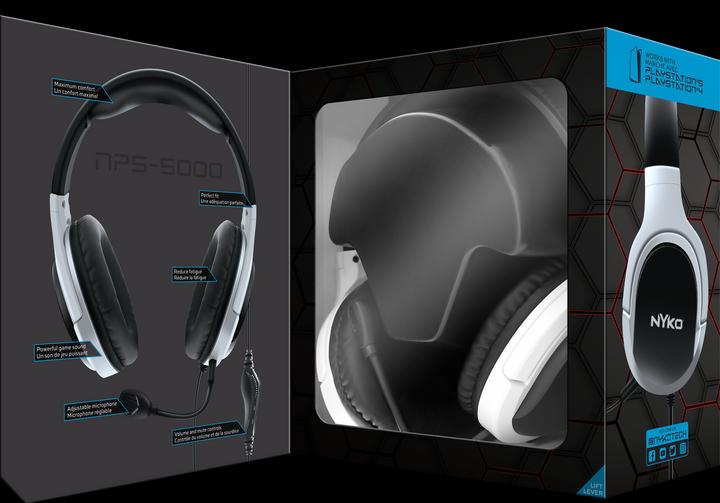 Produktbild Nyko NP5-5000 Kopfhörer True Wireless Stereo (TWS) Kopfband Gaming Schwarz, Weiss (Kabellos)