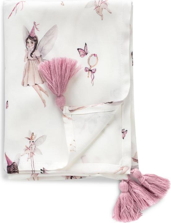 Yosoy Set Swaddle Bambus Babydecke und Kissen Fairy Land (100 x 70 cm)