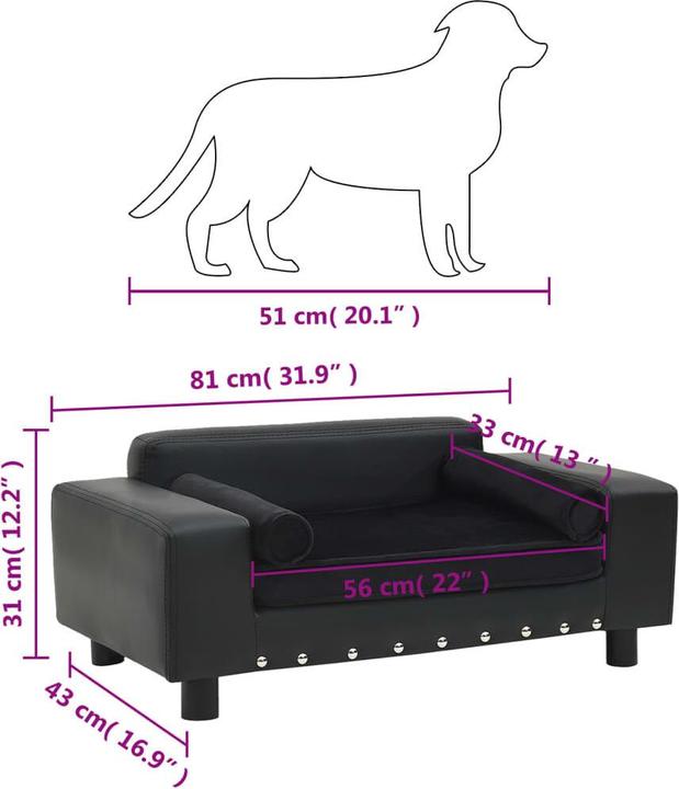 Produktbild VidaXL Hundesofa (Hund)