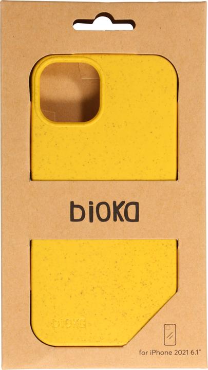 Actual product image Bioka Coque biodégradable et compostable Eco-Friendly jaune (Apple iPhone 14 Plus)