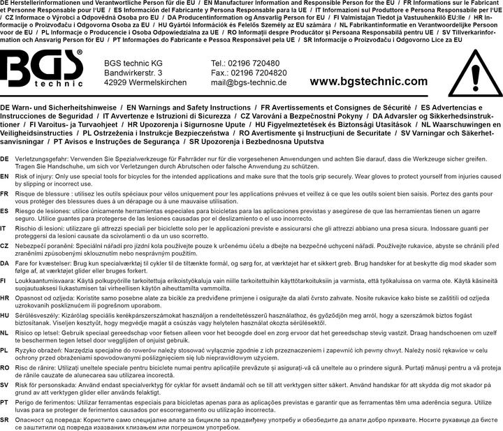 Produktbild BGS Bremskolbenspreizer (Hinterradbremse, Bremsset)