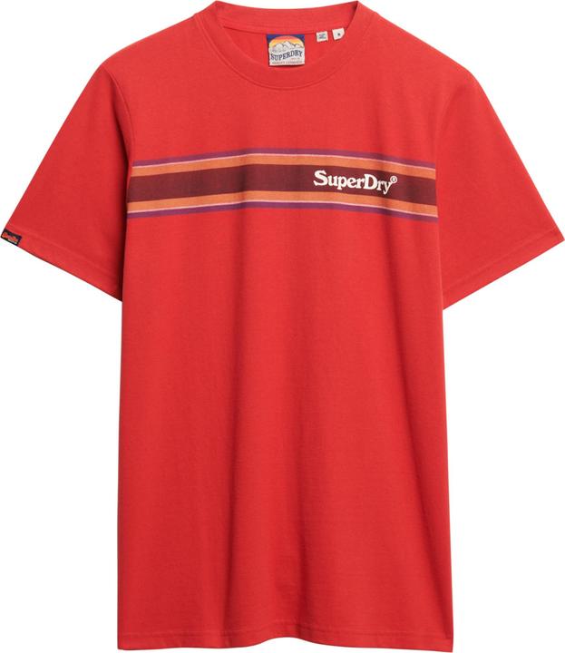 Superdry Lässiges Venue T-Shirt mit Streifen und Logo