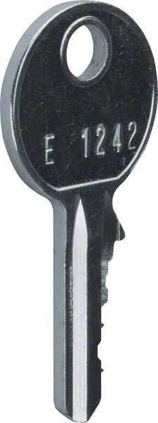 Actual product image Hager Spare key universal FZ596 for lock FZ597N Lock no.1242E
