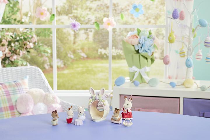 Produktbild Sylvanian Families Babyhasen Osterspass Spielset