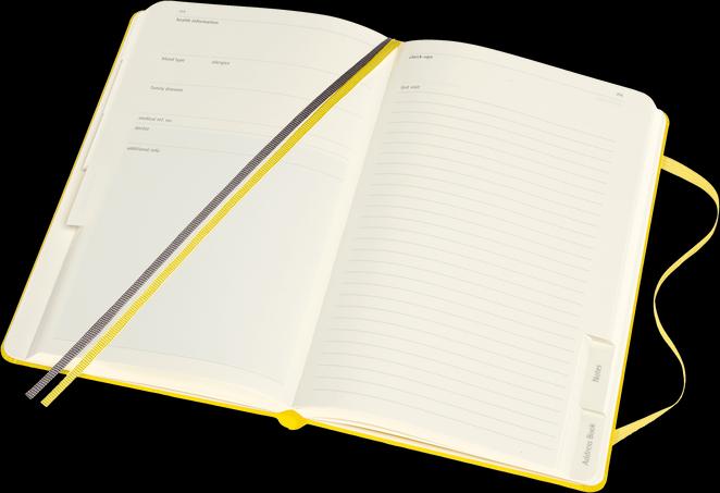 Actual product image Moleskine Passion Journal (A5, Special ruling, Hardcover)