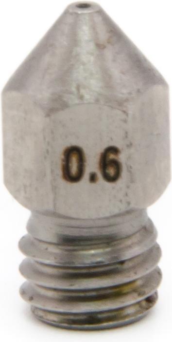 Produktbild Purecrea 0.6mm Düse Nozzle MK8 Edelstahl (Düse)