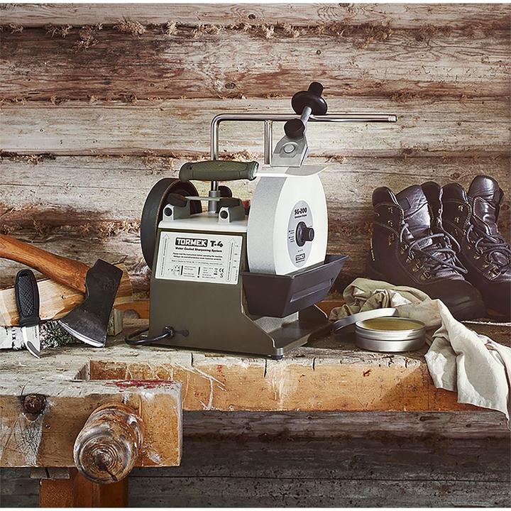 Actual product image Tormek Nassschleifmaschine T-4 Bushcraft AX (Wet sander, 120 W)